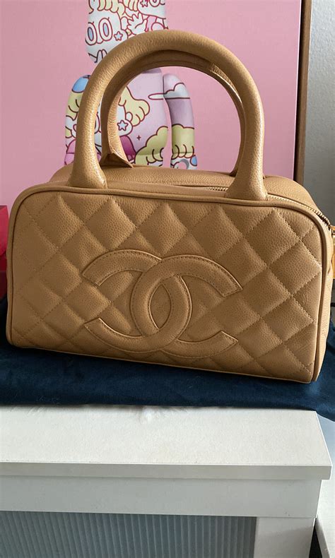 chanel vintage bowler bag.